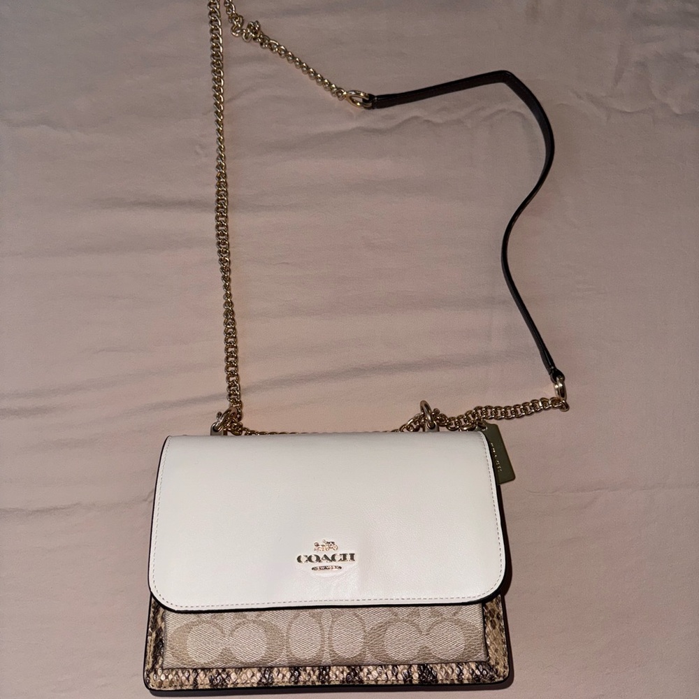 Coach Klare Crossbody with Snake Print